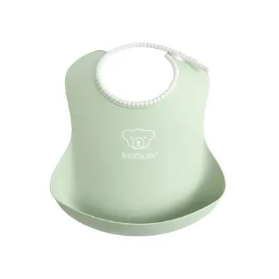 Babybjörn haklapp 1-pack, blekgrön