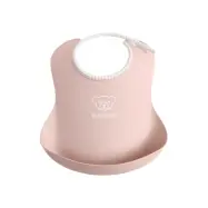 Babybjörn haklapp 1-pack, blekrosa