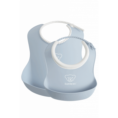 BabyBjörn - Haklappsset, 2-pack - Blekblå