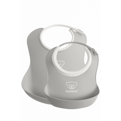 BabyBjörn - Haklappsset, 2-pack - Grå