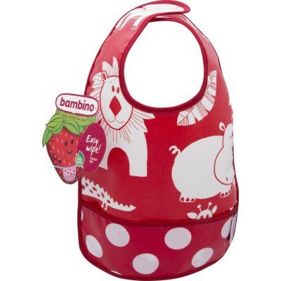 Bambino Haklapp Easy Wipe (Röd)