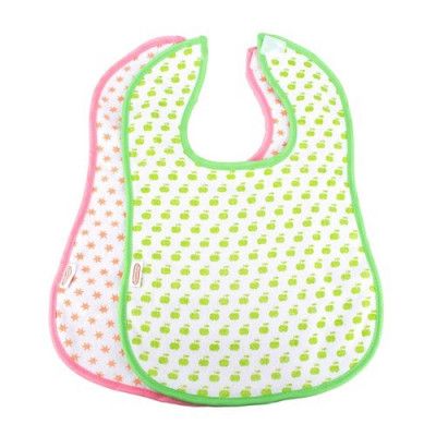 Bambino Haklapp mjuk 2-p (Rosa och Grön)