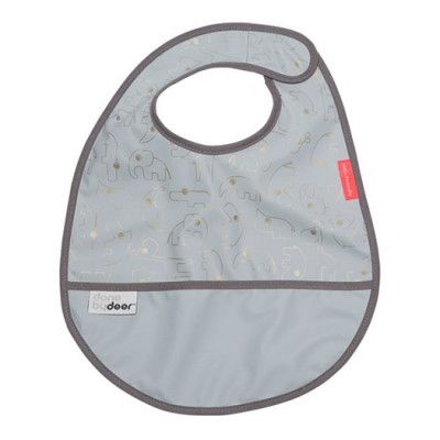 Done by Deer haklapp m kardborr, grey/gold