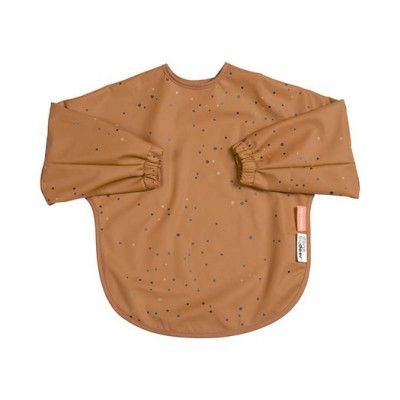 Done by Deer haklapp med ärm Dreamy dots 18 mån+, mustard