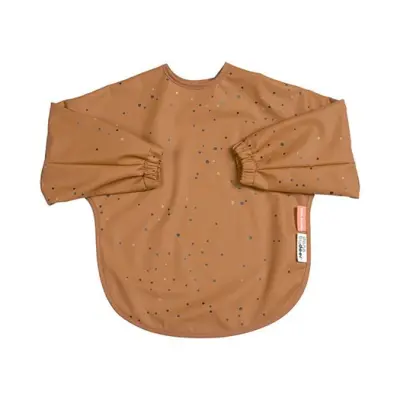 Done by Deer haklapp med ärm Dreamy dots 18 mån+, mustard