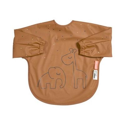 Done by Deer haklapp med ärm Dreamy dots 6-18 mån, mustard