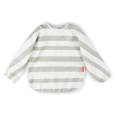 Done by Deer haklapp med ärm och ficka, randig sand