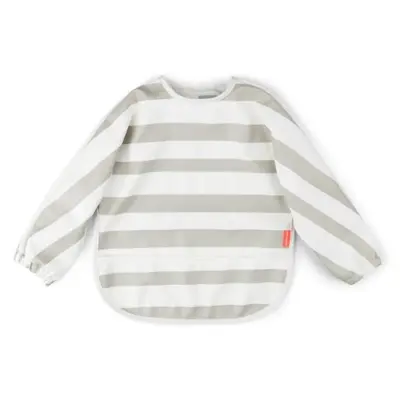 Done by Deer haklapp med ärm och ficka, randig sand