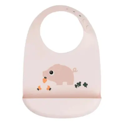 Done by Deer haklapp silikon Pigee, rosa