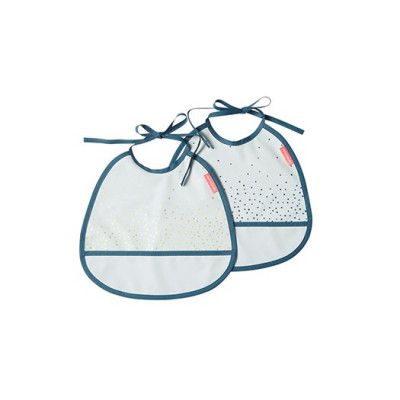 Done by Deer haklapp tiny 2-pack, blåtoner