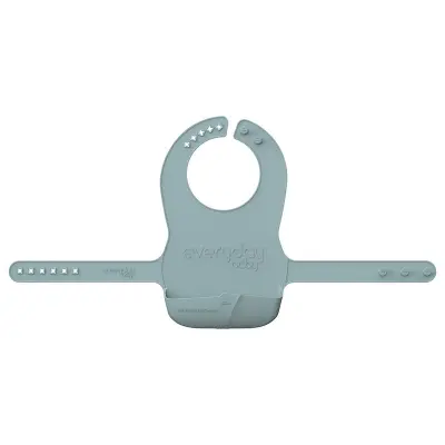 Everyday Baby haklapp i silikon, harmony green