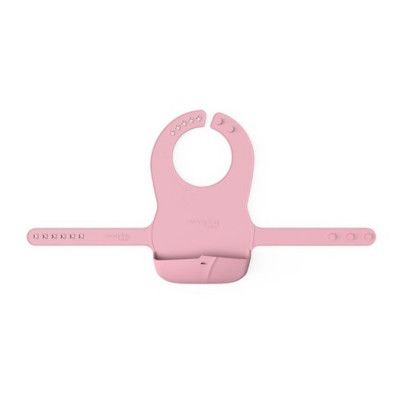 Everyday Baby haklapp i silikon, purple rose