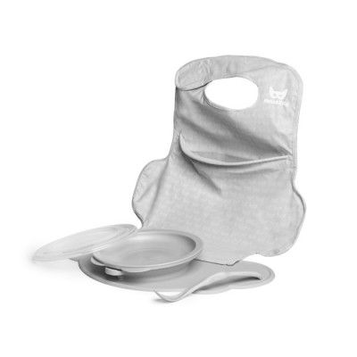 Herobility Eco Placemat Feeding Set 4 pcs (Grå)