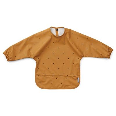 Liewood haklapp med ärm Merle, classic dot mustard