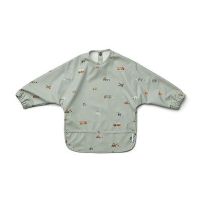 Liewood haklapp med ärm Merle, fordon duvblå