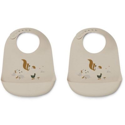 Liewood haklapp silikon Tilda 2-pack, friendship multi mix