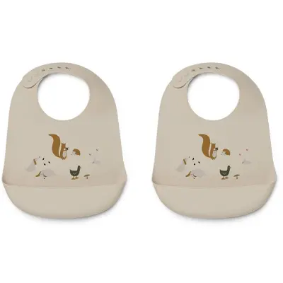 Liewood haklapp silikon Tilda 2-pack, friendship multi mix