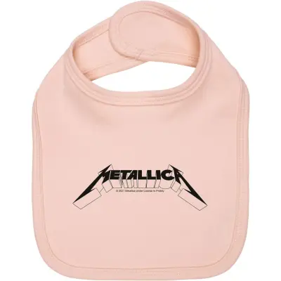 Metallica Haklapp - Metal-Kids - Logo - för barn - rosa