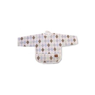 NG Baby haklapp ärm harlequin blå
