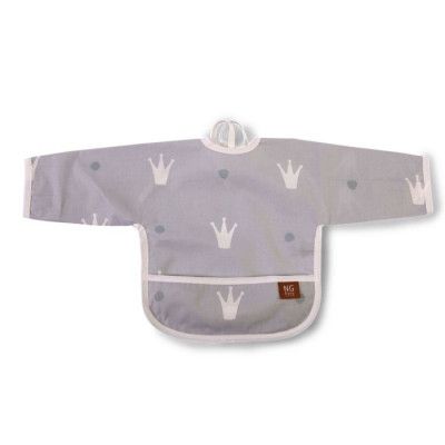 NG Baby Haklapp med Ärm&Ficka Royal (Grå)