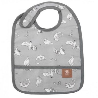 NG Baby haklapp Woods&Fairytale, grey