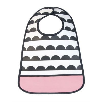 Tullsa haklapp waves, rosa/vit/svart