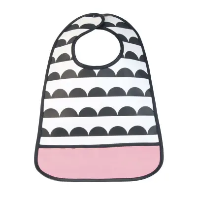 Tullsa haklapp waves, rosa/vit/svart