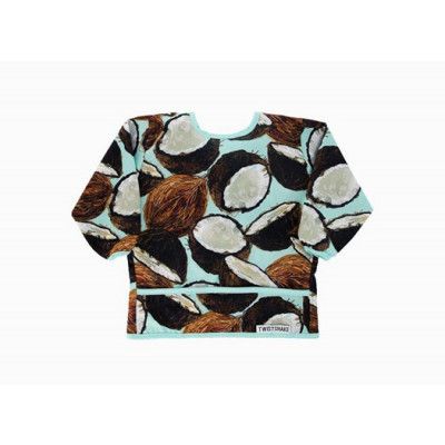 Twistshake haklapp med ärm, coconut