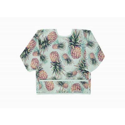 Twistshake haklapp med ärm, pineapple