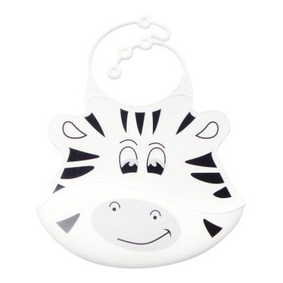 Virgel Baby Haklapp i silikon (Vit)