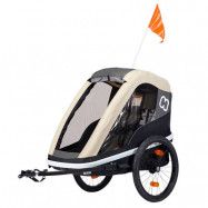 Hamax Avenida One Cykel och Barnvagn (Coffee)