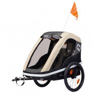 Hamax Avenida Twin Cykel och Barnvagn (Coffee)