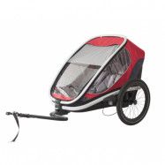 Hamax Outback One Cykel och Barnvagn (Röd/Grå/svart)