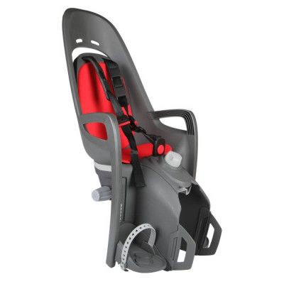 Hamax Zenith Relax Cykelsits med pakethållarfäste (Grå/röd)