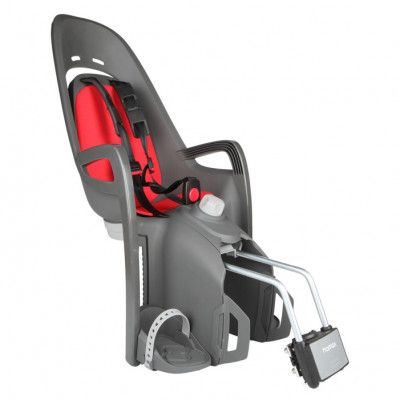 Hamax Zenith Relax Cykelsits med ramfäste (Grå/röd)