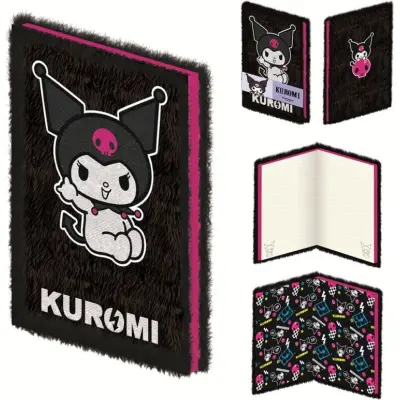 Hello Kitty - Anime Anteckningsbok - Kuromi - för  flerfärgad