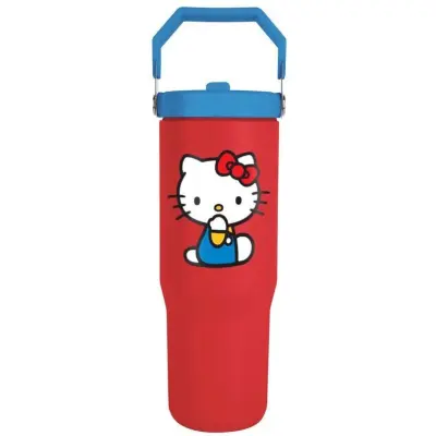 Hello Kitty - Anime Dricksflaska - Hello Kitty Pitcher - för  röd/blå