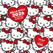 Hello Kitty - Anime Kalender - Wandkalender 2026 - för flerfärgad