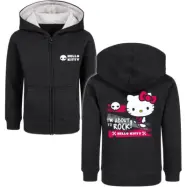 Hello Kitty - Anime Luvtröja för barn - Metal-Kids - I'm About To Rock - 92 164 - för barn - svart