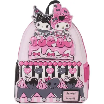 Hello Kitty - Anime Miniryggsäckar - Loungefly - My Melody & Kuromi - för Dam - flerfärgad