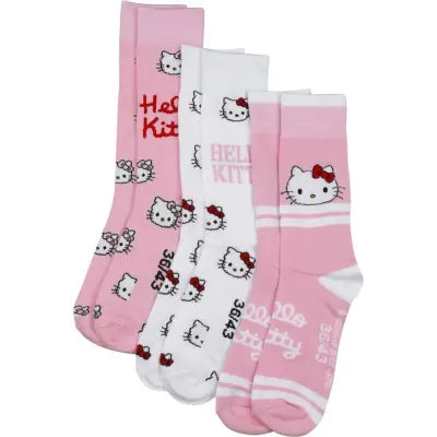 Hello Kitty - Anime Strumpor - för Dam - flerfärgad