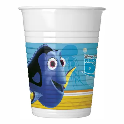 Plastmuggar Hitta Doris - 8-pack