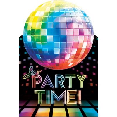 Amscan Disco Fever, Inbjudnignskort, 8 st