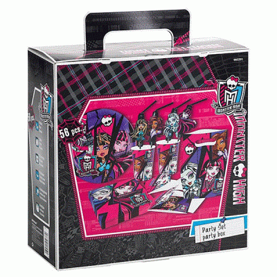 Amscan Monster High 2, Kalasbox, 56 delar