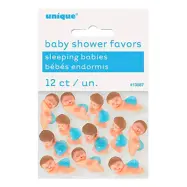 Bordsdekoration Bebisar Blå - 12-pack