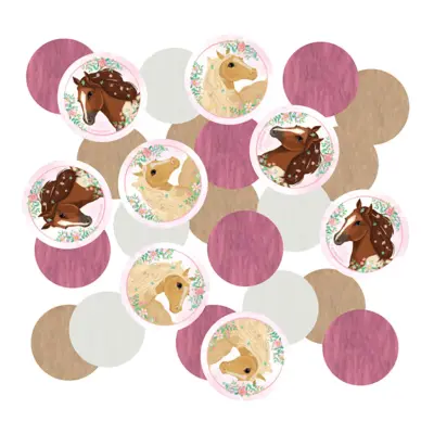 Bordskonfetti Hästar - 14 g