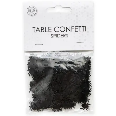 Bordskonfetti Svarta Spindlar 14g