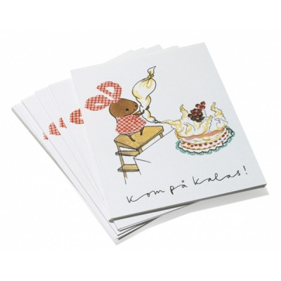 Brokiga, Inbjudningskort 10 st