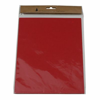 Färgat Papper - 10-pack