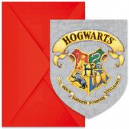 Harry Potter Hogwarts Inbjudningskort 6-pack